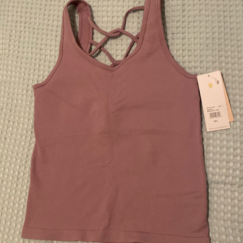 Spiritual gangster infinity seamless tank M/L